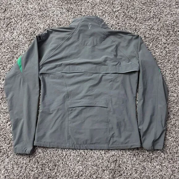 Scottevest SeV Kelly Jacket Womens L Gray Green Golf Magnetic Embroidered Logo - Picture 14 of 16